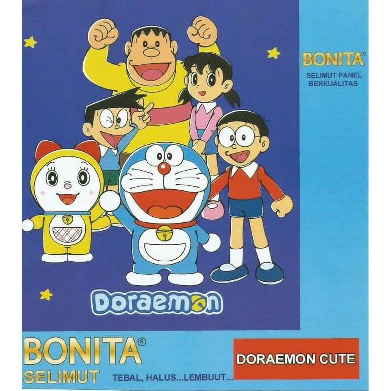 SELIMUT BONITA DORAEMON CUTE 160X200