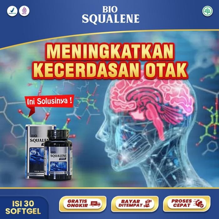 BIO SQUALENE Minyak Ikan Hiu Solusi Untuk Meningkatkan Kecerdasan Otak Kepintaran Anak Remaja