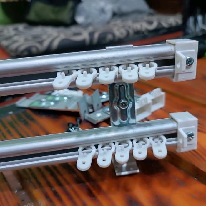 (Paket) Double Fullset Batang Gorden Oval Alkan / Sepasang Batang Gorden Oval Alkan / Tiang Batang