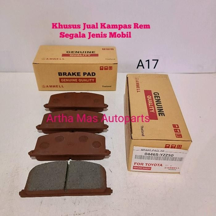 KAMPAS REM DEPAN SOLUNA TWINCAM BRAKE PAD SOLUNA TWINCAM Cakram