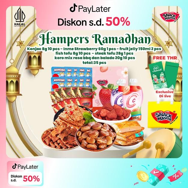 

[SPECIAL HAMPERS RAMADHAN SALE] Parcel / Bingkisan Snack Lebaran Package 35 pcs + FREE THR + FREE