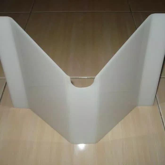 MIKA URINOIR PUTIH PROTECTOR URINAL ACRYLIC URINOIR PEMBATAS URINOIR