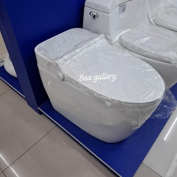 KLOSET DUDUK ICEPOL MONOBLOK ONEPIECE IC 8989 KODOK MODEL TOTO PUTIH