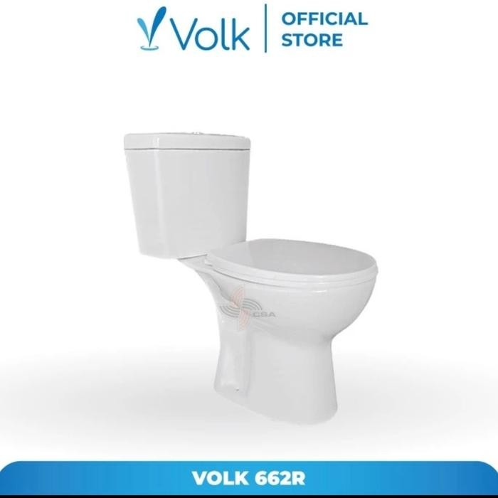 KLOSET DUDUK VOLK 662R + FREE JET SHOWER / KLOSET DUDUK MONOBLOK VOLK