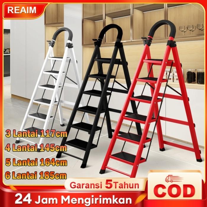

Terlaris Tangga Rumah Lipat Tangga Besi Lipat 3/4/5/6 Step Household Steel Ladd