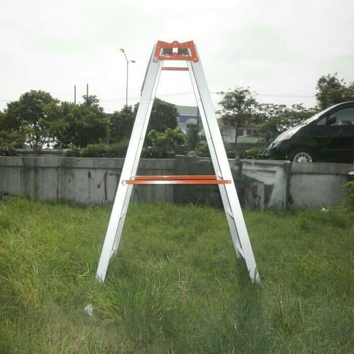 

Terlaris Tangga Lipat Aluminium Super Jumbo 175 Cm Kokoh Kuat Besar Murah