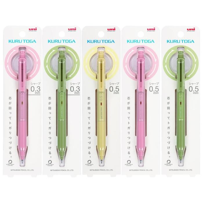 

Uni Kuru Toga KS Mechanical Pencil 0.3mm 0.5mm Kurutoga Pensil Mekanik