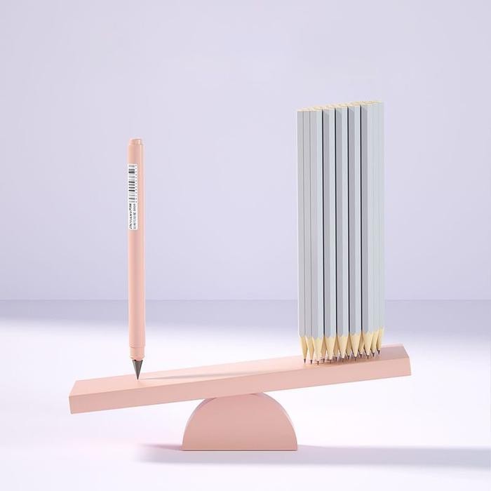 

Pensil Eternal Abadi Pena Pencil Pen Set Warna Warni Infinity Pensil HB Alat Tulis Sekolah Kantor