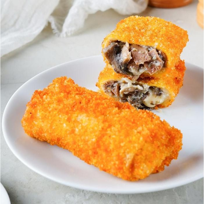 

Ready Risol Jamur Krim Keju Dan Smoked Beef / Creamy Cheese Mushroom Risoles