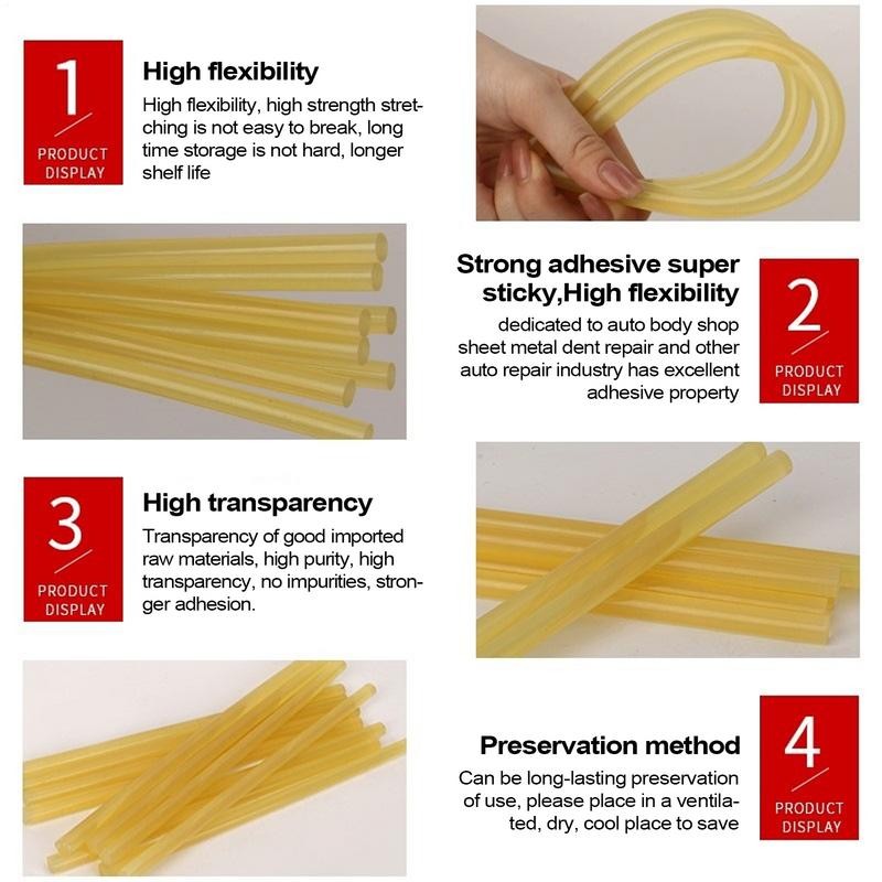 Hot Melt Adhesive Glue Sticks High-Flexibility Hot Glue Stick For Craft Repairing Good Transparency 