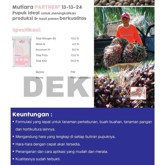 Pupuk Meroke Mutiara NPK Partner 13 13 24 Repack 500 Gr Patner Tanaman