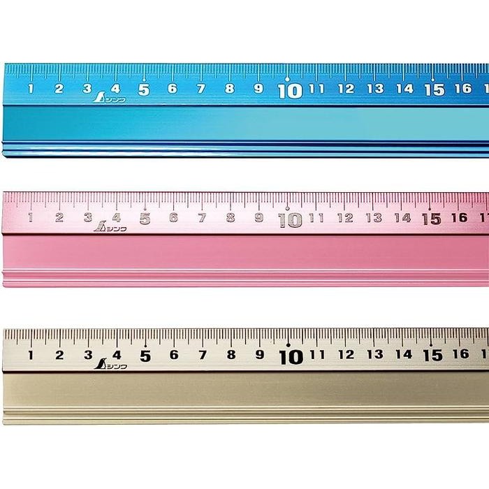 

SHINWA Penggaris 65416 Aluminum Straight Scale 11.8 inches (30 cm)
