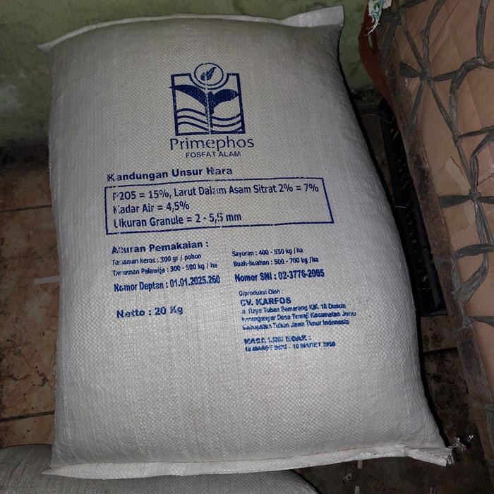 PUPUK ORGANIK BUAH BUNGA MADURA GOLDEN GUANO ISI 20 KG - Pupuk Organik Fosfat Alami dengan Daya