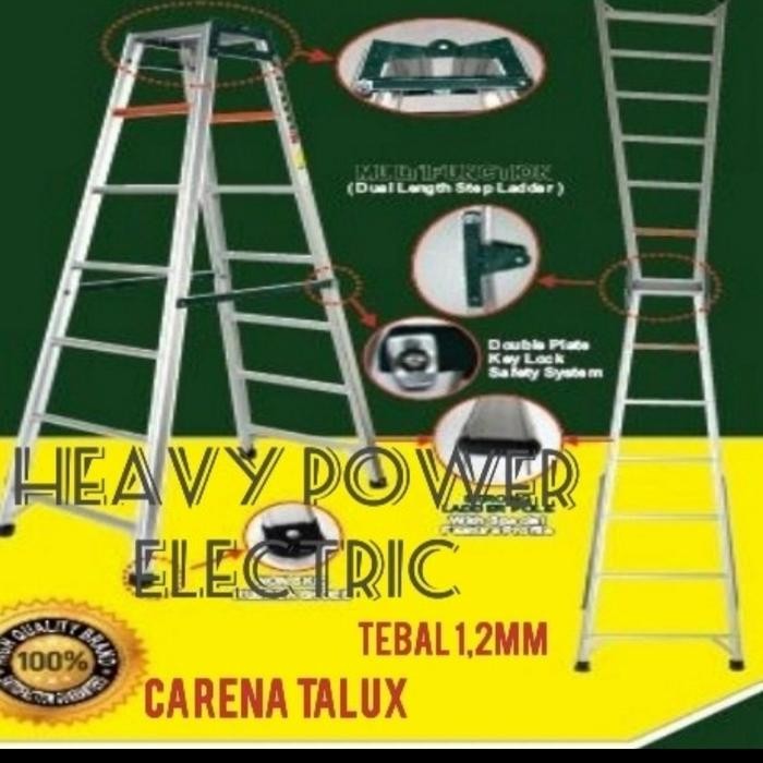 

Terlaris Tangga Lipat Alumunium 2,5 Meter Talux Carena Utk Pengiriman Expedisi