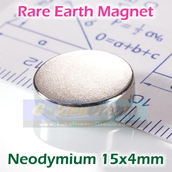 

langsung order saja] Strong Magnet Neodymium 15x4mm Bulat D15 x 4mm N52 15x4 mm 15mm x 4mm