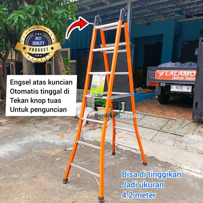 

Terlaris Tangga Lipat Binakarya Tipe Kf Global 2.1M / 210Cm