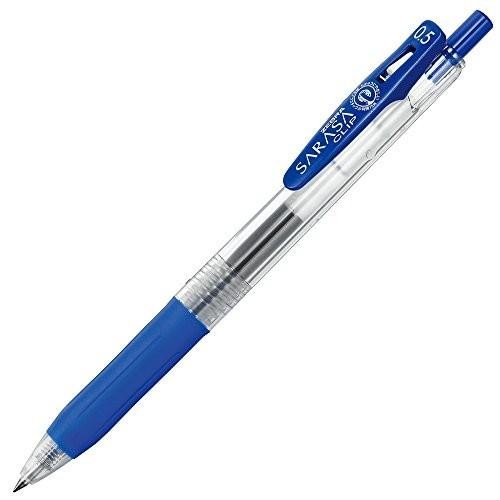 

Pulpen / Pen Sarasa Zebra 0.5 clip gell Hitam Biru per 12pcs