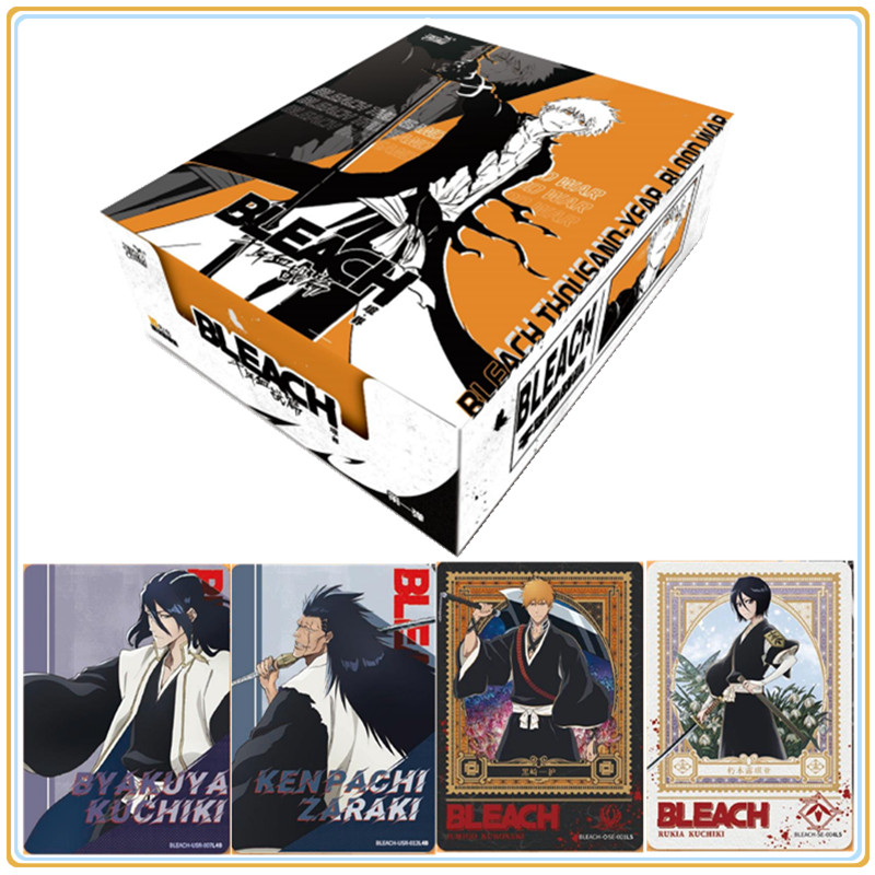 Kayou Anime Bleach Cards Booster Box Thousand-Year Blood War Anime Characters Limited Rare Sp Se