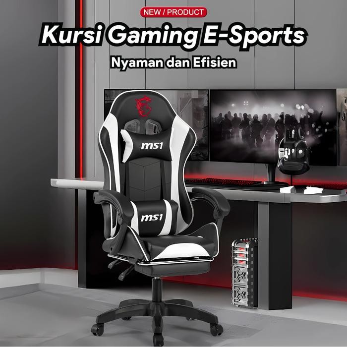 Kursi Gaming Recline Kursi Game Hidrolik Kursi Main Game Kursi Belajar Kursi Live Streaming Dengan