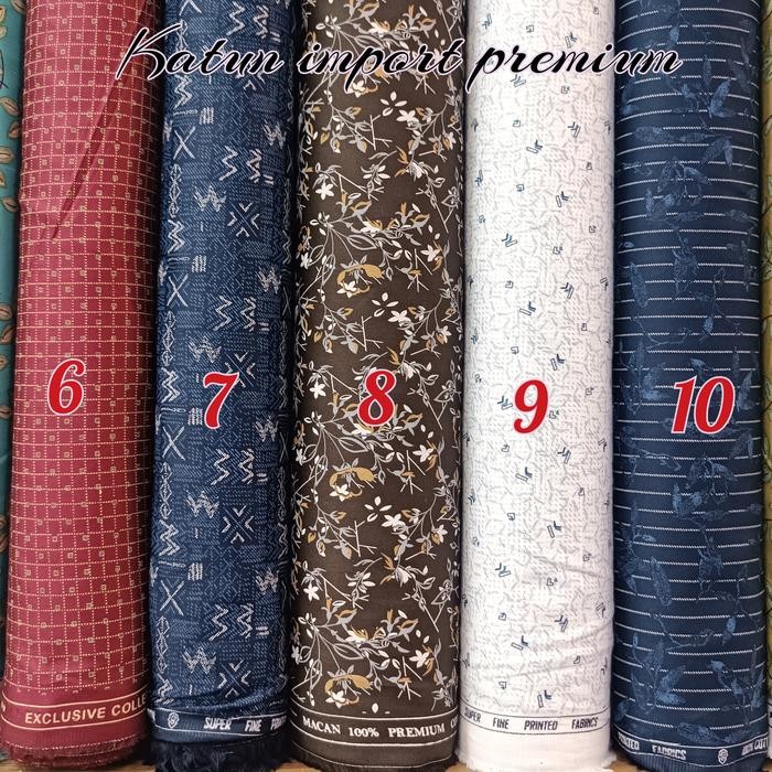 kain katun printing sisa