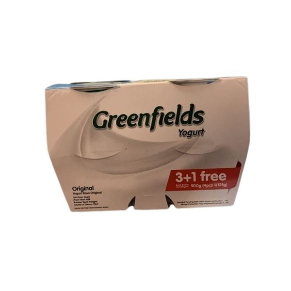 

GREENFIELDS YOGHURT ORIGINAL 4X125G