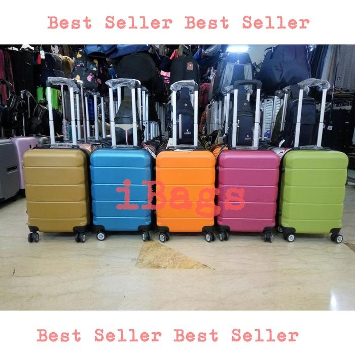 TAS KOPER FIBER 20 INCH CABIN KECIL KABIN MURAH HARDCASE RODA 4 POLO