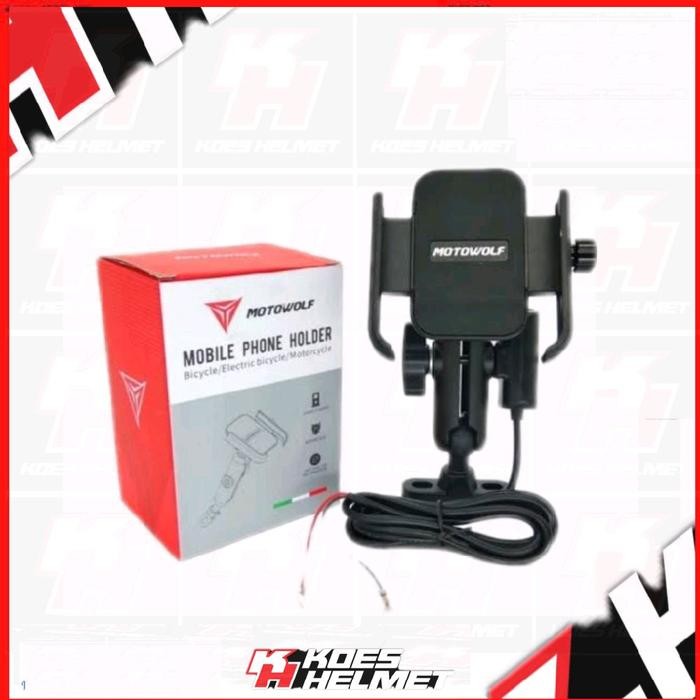 Holder Handphone Motowolf V3 Stang