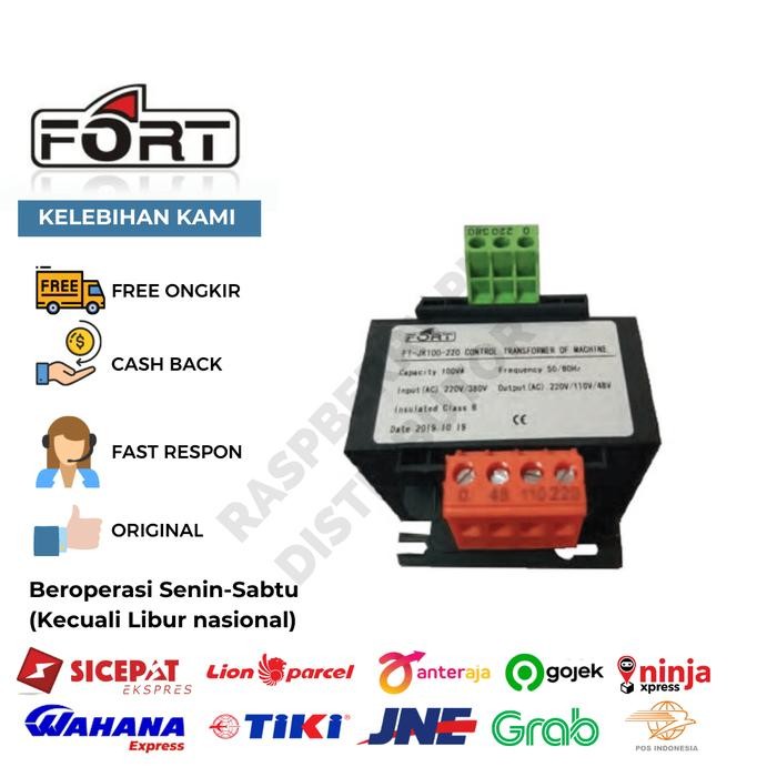MULTI TRAFO TRANSFORMER STEP UP DOWN FT-JK160-36 160VA MERK FORT
