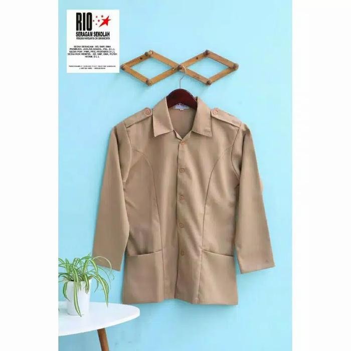 BAJU SERAGAM PRAMUKA MUSLIM TANGAN PANJANG RAFILO RAPILO STARNAS PENEG