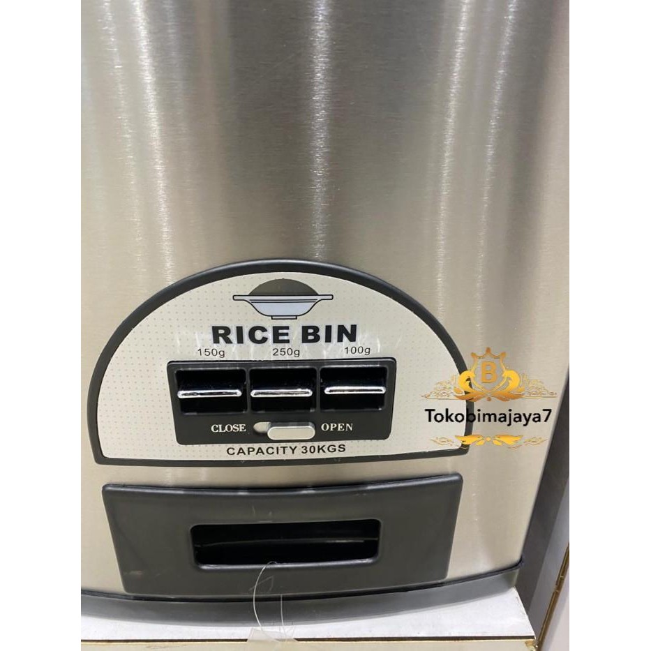 Krischef krisbow rice box Tempat Beras 30 Kg