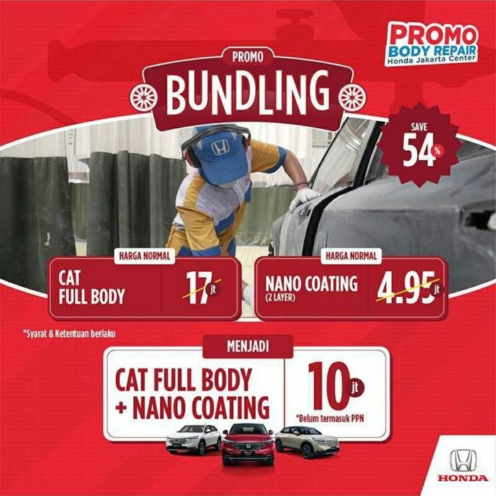 Termurah Jasa Perbaikan Body & Cat Mobil Full Body, Free Nano Ceramic Coating