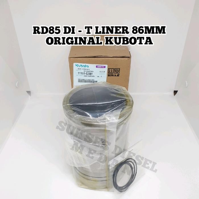 ] RD85 1T 2T Cylinder Liner Assy Foring Boring Bambu Mesin Diesel Traktor Kubota Original 86mm