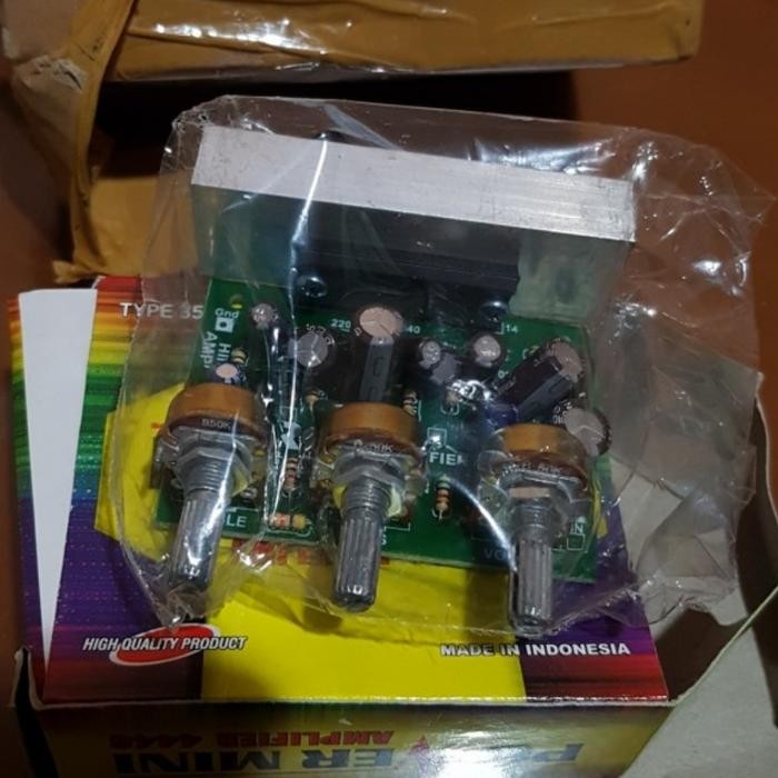 Kit Mini Amplifier Mono 12V 12Volt 12 Volt Dc 12Vdc La4440 40Watt 40W