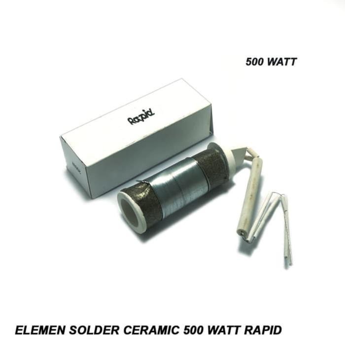Elemen Solder Keramik 500W Ceramic 500Watt Rapid
