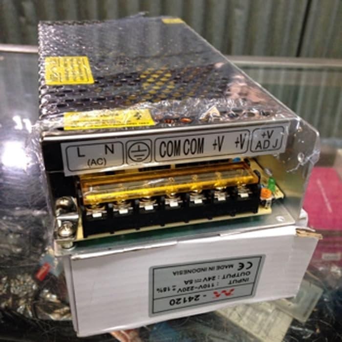 Power Supply 24V 5A Adaptor Jaring 24V 5A