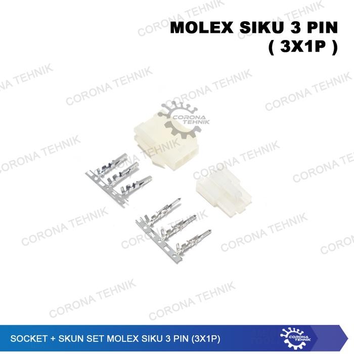 Socket + Skun Set Molex Siku 5556+5557+5558+5559