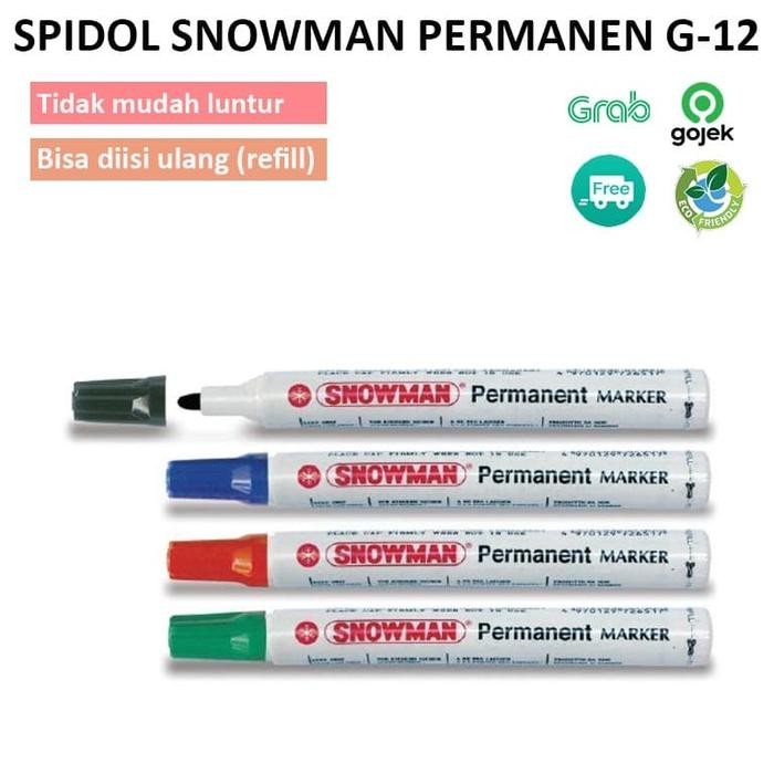 FLASH SALE SPIDOL SNOWMAN PERMANEN G12 / SPIDOL PERMANEN / SEPIDOL SNOWMAN G 12
