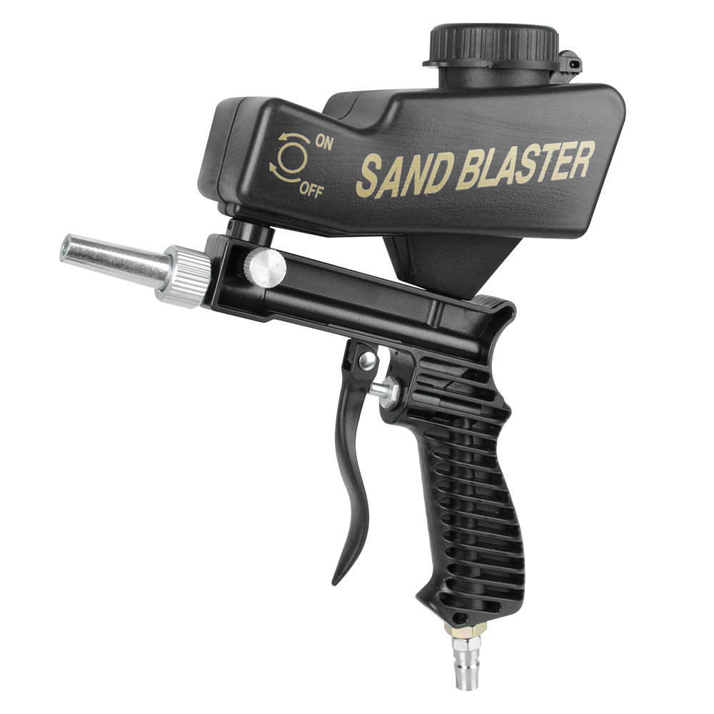 Rust Blasting Device Pneumatic Sandblasting Set Pneumatic Blasting Gun Set Adjustable Blasting