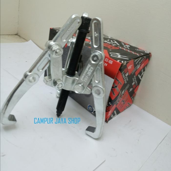 GASS. TREKER KAKI 3 UKURAN 6 INCHI GRIP ON PULLER TRACKER ALAT BUKA BEARING