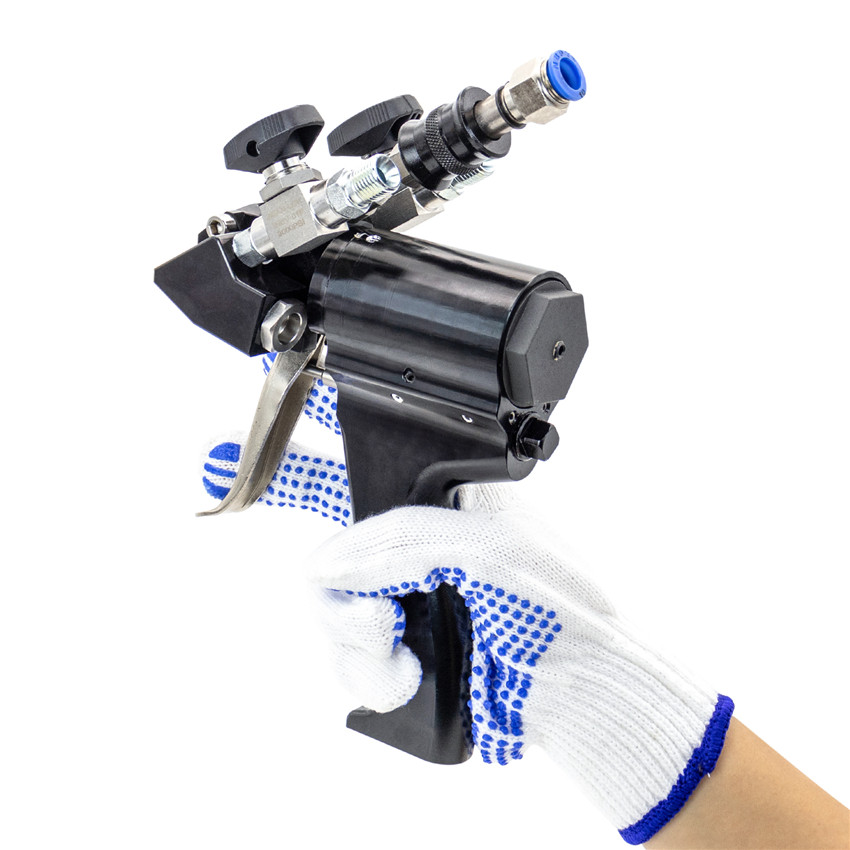 P2 PU Foam Spray Gun Polyurethane Foam Spray Gun Pneumatic High Pressure Coating Spray Gun Max.35Mpa