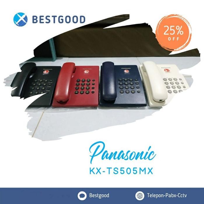 [Allthebest] Telepon rumah Panasonic KX-TS505MX SECOND / KX-TS505 / 505 / indihome