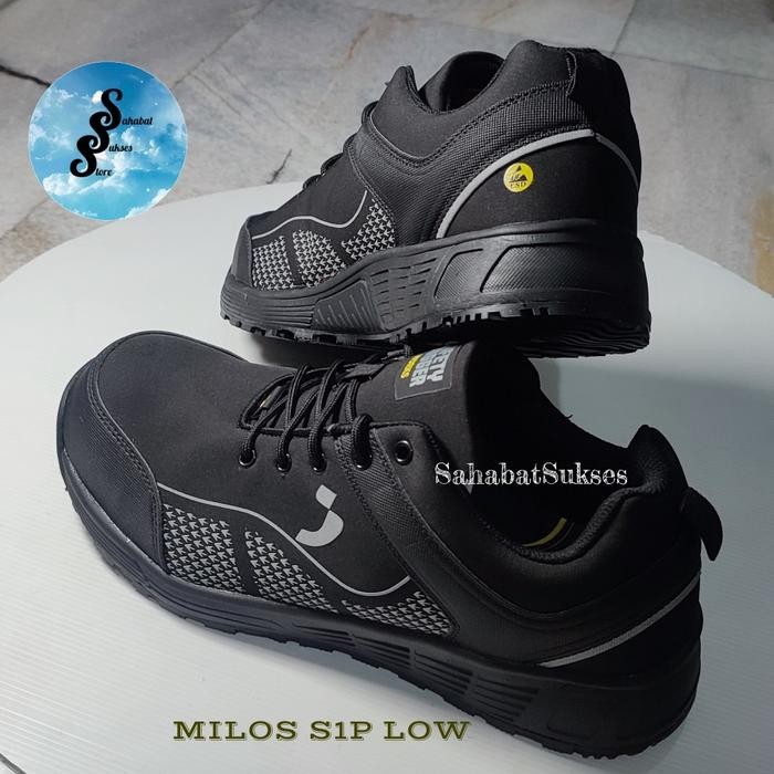 

Terlaris Sepatu Safety Jogger Milos S1P Low Black