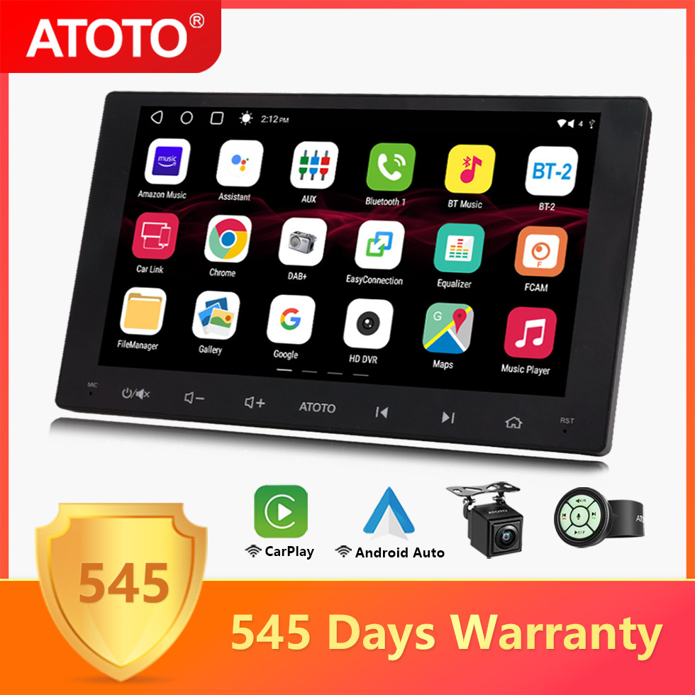 ATOTO 9" inch Double 2 Din Android Car Radio 2Din Stereo Wireless Apple CarPlay Android Auto Screen