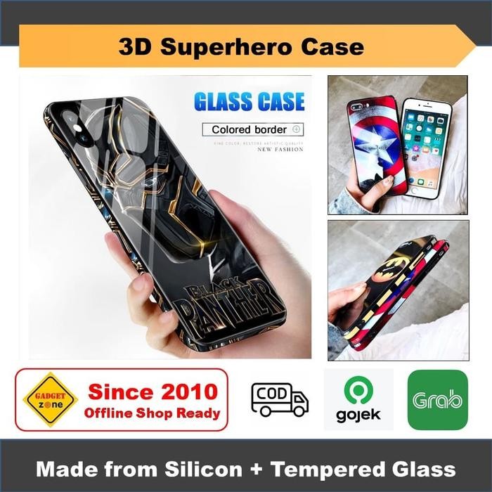 iPhone XR Casing 3D Superhero Case