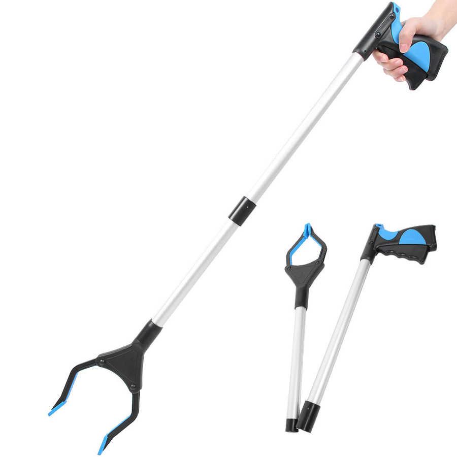 Foldable Household Garbage Trash Picker Disabled Elderly Grabber Reacher Reaching Assist Tool Portab
