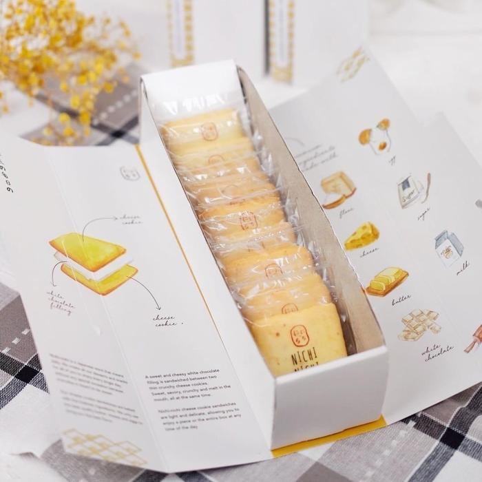 

((Tasyi Approved)) Cheese Cookie Sandwich - Kue Kering Keju Jepang ter-Enak BESTSELLER!! Nichi Nichi