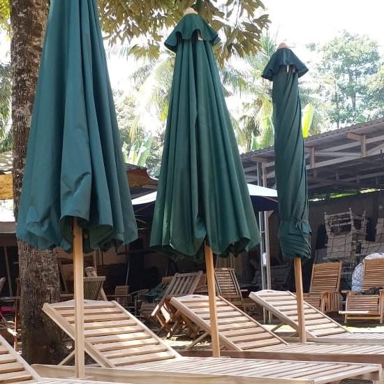 Kain meja payung taman kantata