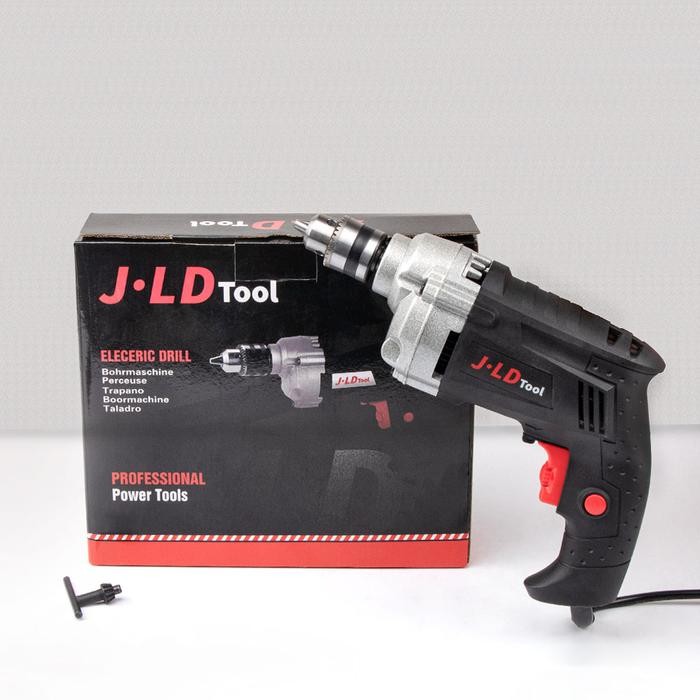 BISA  JLD Mesin bor listrik 10-4 Bor murah cuci gudang 480W Bor jld 10mm bolak balik Variable Speed