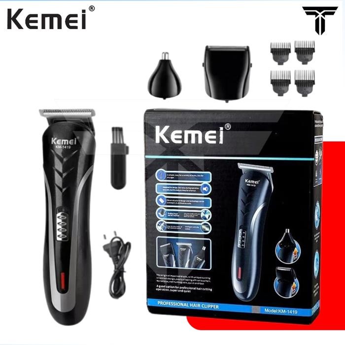 Mesin cukur rambut kemei KM 1419 hair shaving professional bergaransi