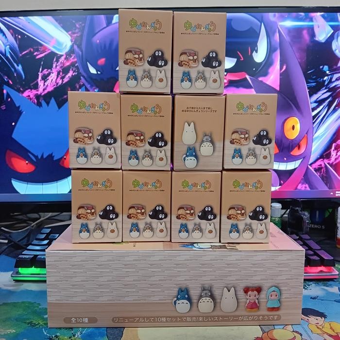 Bonjar My Neighbor Totoro Ghibli Boneka Jari Finger Doll Figure set 10